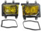 WPFC Auto Nebelscheinwerfer Nebelscheinwerfer Montage Ersatz, for-BMW E30 3Er 1985-1993 63171385945 63171385946, 2Stk