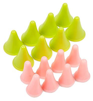 U/K 16 stücke Stricknadel Punkt Protektoren Stopper Große Kleine Größe Zufällige Farben Hohe Qualität