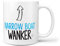 TeHe Gifts Funny Rude Narrow Boat Wanker Gift Mug