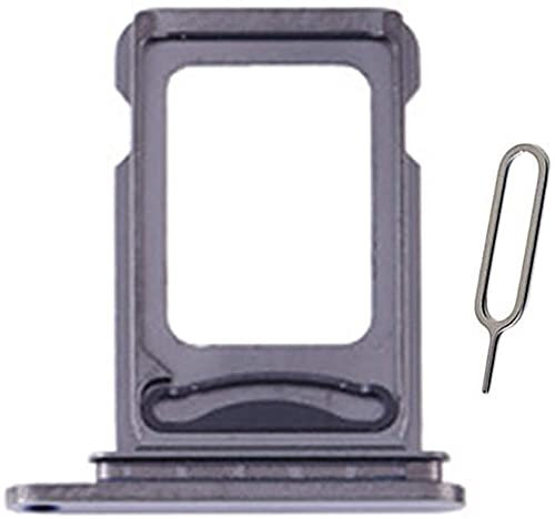 Dual SIM Karten Tray Holder Slot Ersatz Kompatibel mit iPhone 12 Pro 6,1 Zoll / 12 Pro Max 6,7 Zoll mit Auswurfstift und Gummi Wasserdichter Dichtungsring (Blau)