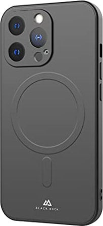 Blackrock Fitness Case, Custodia in silicone per Apple iPhone 13 Pro I, compatibile con MagSafe, silicone, sottile, antiscivolo (nero)