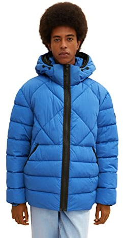 TOM TAILOR Herren Puffer Jacke mit Kapuze