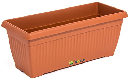 botle Jardinière géante en Terre Cuite 60 x 24 x 24 cm