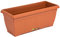botle Riesiger Balkonkasten Blumenkasten Pflanzkasten Pflanzkübel Blumenkübel 60x24x24 cm Terrakotta