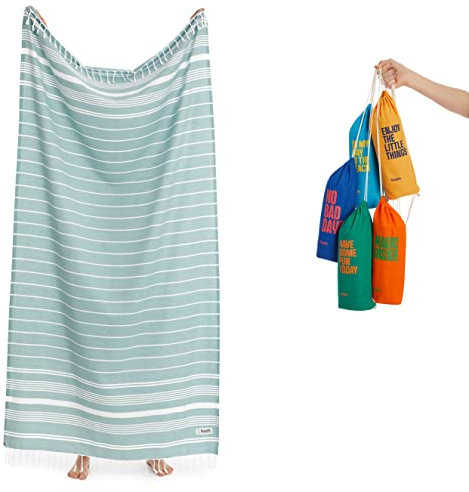 Luum® XXL Strandtuch Damen Herren Hamamtuch Saunahandtuch Handtuch Yogatuch Duschtuch Strandhandtuch Saunatuch Badetuch Pareo XXL Reisehandtuch Pestemal Turkish Towels