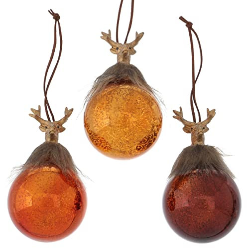 Boltze 2023531 Tjare Weihnachtskugel Sortiert 8 cm (1 Stück)