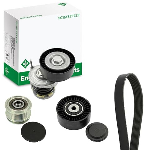 INA 529 0467 20 Keilrippenriemensatz 1613mm 6-Rippenanzahl Kompatibel mit AUDI A4 Avant 8ED, B7 022145933AG 022145933AP 038903315AD