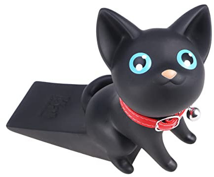 Warmhm Katzen Türstopper Aus Pvc Mit Anti-Klemm Schutz Für Türen Lustiges Design Sicher Für Haustiere Und Kinder Geeignet Für Holz Fliesen Teppich Böden