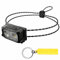 Nitecore Linterna frontal ultraligera para exteriores NU21 de 360 lúmenes con doble haz y USB-C (Negro)