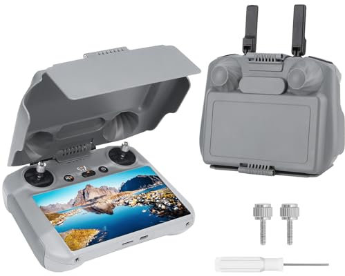 FPVtosky RC 2 Controller Sun Hood Cover für DJI Mini 4 Pro, DJI RC 2 Joysticks Protector für DJI Ari 3 Zubehör, Dji Mini 4 Pro Drone Controller Bildschirmschutz, DJI Mini 4 Pro Zubehör