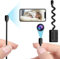 Mini Telecamera Wi-Fi, Telecamera Spia Segreta Remota 1080p X7 con Piccola Lente a Forma di Serpente Regolabile, Telecamera Nascosta Portatile per Visione Notturna, Registrazione