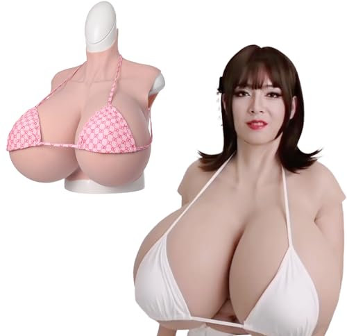 QIAOYIQIAO Unisex's Breast Form Silicone Breastplate, Color 2, Z-Cup