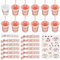 Gobelet Evjf Bracelet Evjf 25 Kit Evjf Accessoire Bride Accessoires evjf, Enterrement de Vie de Jeune Fille Accessoires,Team Bride Accessoire Evjf Decoration (01)