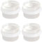 Topes Para Puertas Suelo - Pack 4 Tope Puertas Suelo - Tope Puerta - Topes Para Puertas - Door Stopper - Topes Puertas - Topes Puertas Suelo - Topes De Puerta - Topes De Puertas Suelo (Transparente)