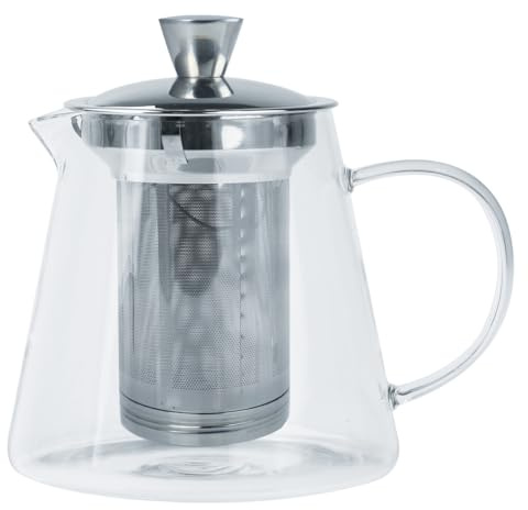 Cristel - Théière Oolong en verre borscilicate avec filtre inox dévissable 1,2L - CRISTEL