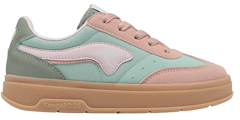Kangaroos Mädchen K-gk Meenie Sneaker, Mint Transcendent Pink, 33 EU