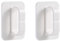 2 Stück Wandhaken Wandhaken Moderne Einfache Klebehaken Robustes ABS-Ringform-Design Multifunktions-Wandhaken für Zuhause