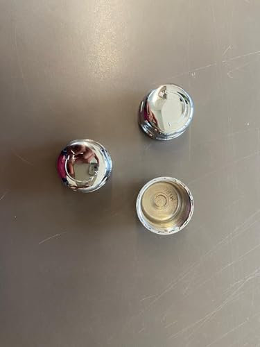 TC Thermostatic Radiator Valve TRV Plastic Decorators Screw Cap for Radiator Valve Chrome x 3