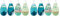 RAINETT - Liquide Vaisselle Mains - Formule Hypoallergénique - Préserve les Peaux Sensibles - Flacon Décoratif Recyclé & Recyclable - Ecolabel - Aloe Vera - 400 ml (Lot de 2)