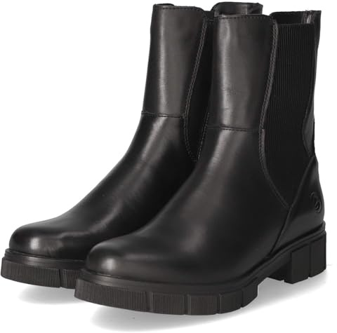 Remonte D2S70-00 Schlupfstiefel Glattleder Damen in schwarz