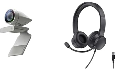 Plantronics B2B Poly Studio P5 Webcam & Cuffie Trust USB con Microfono
