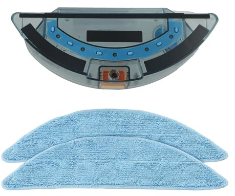 KoiLykke Water Tank for Tesvor Robot Vacuum Cleaner X500 X500PRO M1 S6 S4, Compatible with Wiping Function, Large Capacity Mop Plate with 2 Washable Cloths