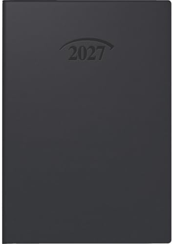 BRUNNEN Taschenkalender Mod. 712 2027 | A7, Kunststoff, schwarz