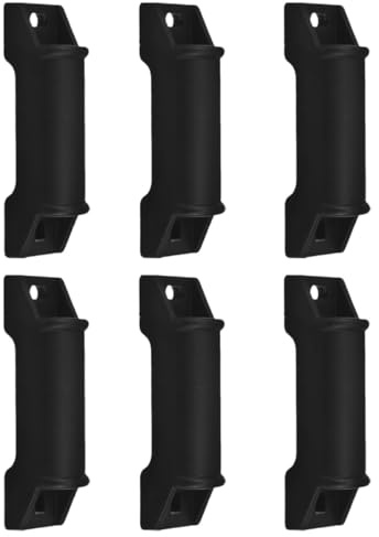 GALPADA Accessoire Repose-pieds pour Chaise de Bureau Gaming, Lot de 6 Curseurs en Plastique Noir, Installation Facile et Assemblage Rapide pour Fauteuils Inclinables