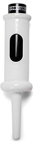 Cork Pops Original Wine Bottle Opener, White