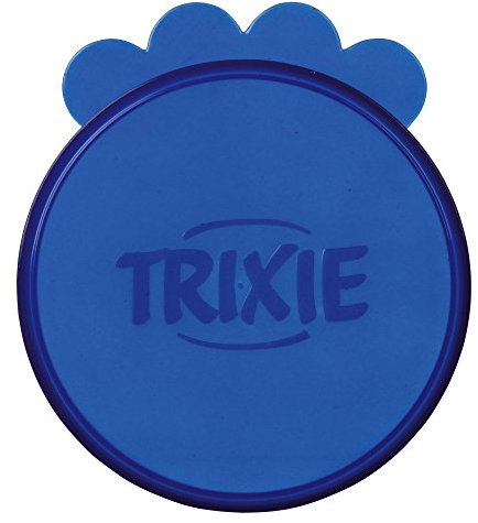 Trixie Lids For Large Tins (1200gram) Diameter 10.6 Centimeter 2 Lids in Pack, Assorted colors