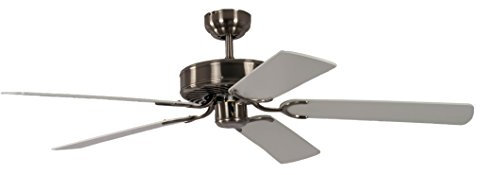 Pepeo 1336201232_v4 Ventilatore da Soffitto Potkuri, 58 W, 240 V, Bianco, 132 cm
