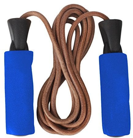 ??? ??????? Skipping Rope Adjustable Jump Rope Memory Foam Handle Skipping Rope Ideal for Aerobic Exercise Fat Loss Jumping Workout Training Womens Exercise Ladies Home Gym Boxing (Blue)
