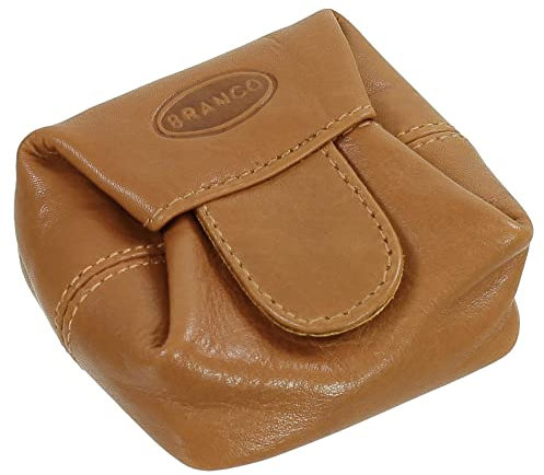 Branco Mini-bourse Porte-monnaie en cuir 6,5 cm