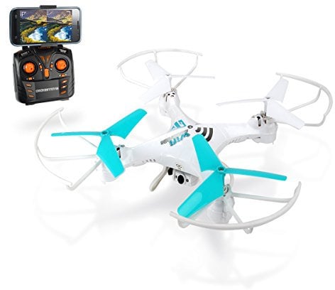 Dickie Toys 201119437 - RC DT-QL Livecam Quadrocopter, funkferngesteuerter Quadrokopter mit Live-Kameraübertragung, 30 cm