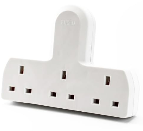 STATUS 3 Way Multi Plug | Triple UK 3 Pin Multi Plug | S3WBASICCFS12