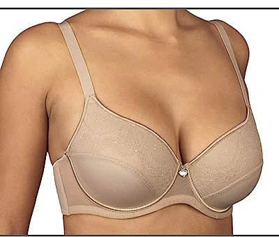 Selene Antonella Sujetador con Aros, Mujer, Beige (Tierra), 90 (Tamaño del Fabricante:C.90)