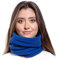Karl Loven Damen Loop Schal Hals wärmer Herren Schnalle Winter Fleece Futter Unisex warme Hut Maske - Sport Ski Motorrad Fahrrad Snowboard Wandern Blau