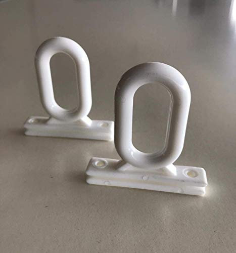 Occhiello per tenda. 1coppia (2 pezzi). Occhiolo-aggancio-attacco. Anello per tenda