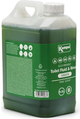 Kampa Green Toilet Fluid & Rinse 2.5L