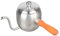 Caffettiera Acciaio Inox,Moka Express Caffettiera Caffettiera Italiana,Caffettiera Pressofiltro 500ML (Silver)