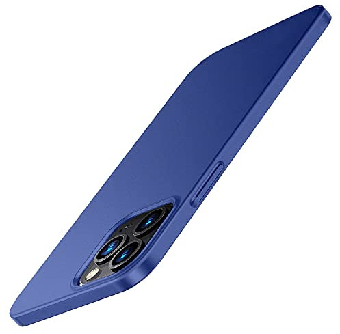 Galful iPhone 13 Pro Hülle 2021, Ultra Dünn Matte Handyhülle Slim Schutzhülle Kratzschutz Hardcase Anti-Rutsch Hard PC Case Cover Kompatibel mit iPhone 13 Pro, 6.1 Zoll -Blau