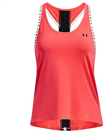Under Armour Damen Knockout Tank Top Weste, Beta/Weiß/Schwarz, XS
