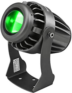 EUROLITE LED IP PST-10W grün Pinspot | Wetterfester Pinspot (IP65) mit kräftiger 10-W-LED
