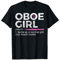Lustige Oboe Girl Definition Lustige Oboe T-Shirt