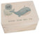 hellomini Personalisierte Erinnerungsbox Baby - Erinnerungskiste mit Namen aus Holz - Geschenk zur Geburt für Mädchen & Jungen - Babygeschenke (Wal, S: 30x20x14cm)