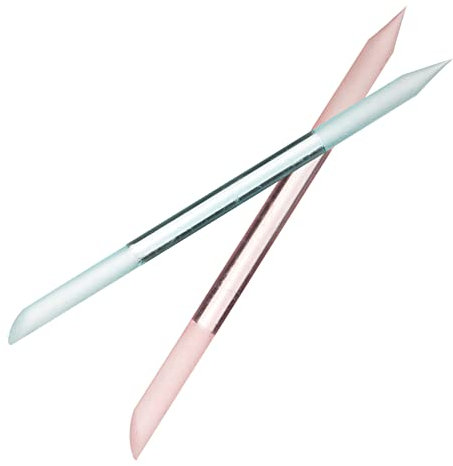 Healeved Lime À Ongle En Verre 2 Pièces Pour Manucure Professionnelle Lime Polissoir Cylindrique Et Bloc De Polissage Pour Ongles Lisses Et Finition Parfaite Outil De Soin Des Ongles Portable