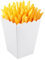 Luxshiny 50pcs Box Snack Cups French Fries סוויץ Popcirn Carton Popcorn Food Bags Paper Food Basket Popcorn Container Bags Cookie Tub Candy White Popcorn Box
