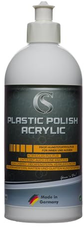 Car Sense Premium Kunststoffpolitur [250ml]- Schonende Politur für glänzende Kunststoffoberflächen an Auto, Motorrad & Co. - Entfernt Kratzer, Verunreinigungen & mehr