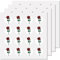 CREATCABIN 128Pcs Rose Planner Stickers Flower Vinyl Decal Self-Adhesive Waterproof Sticker Round Bulk Red Floral Stickers for Water Bottles Laptop Luggage Cup Computer Mobile Phone Skateboard 2.5cm