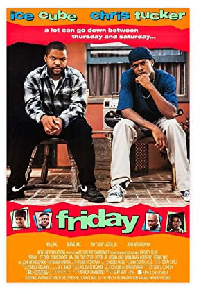 Filmposter Friday, Leinwand-Poster, Wandkunst, Dekor, Bild, Gemälde für Wohnzimmer, Schlafzimmer, Dekoration, ungerahmt, 30 x 45 cm